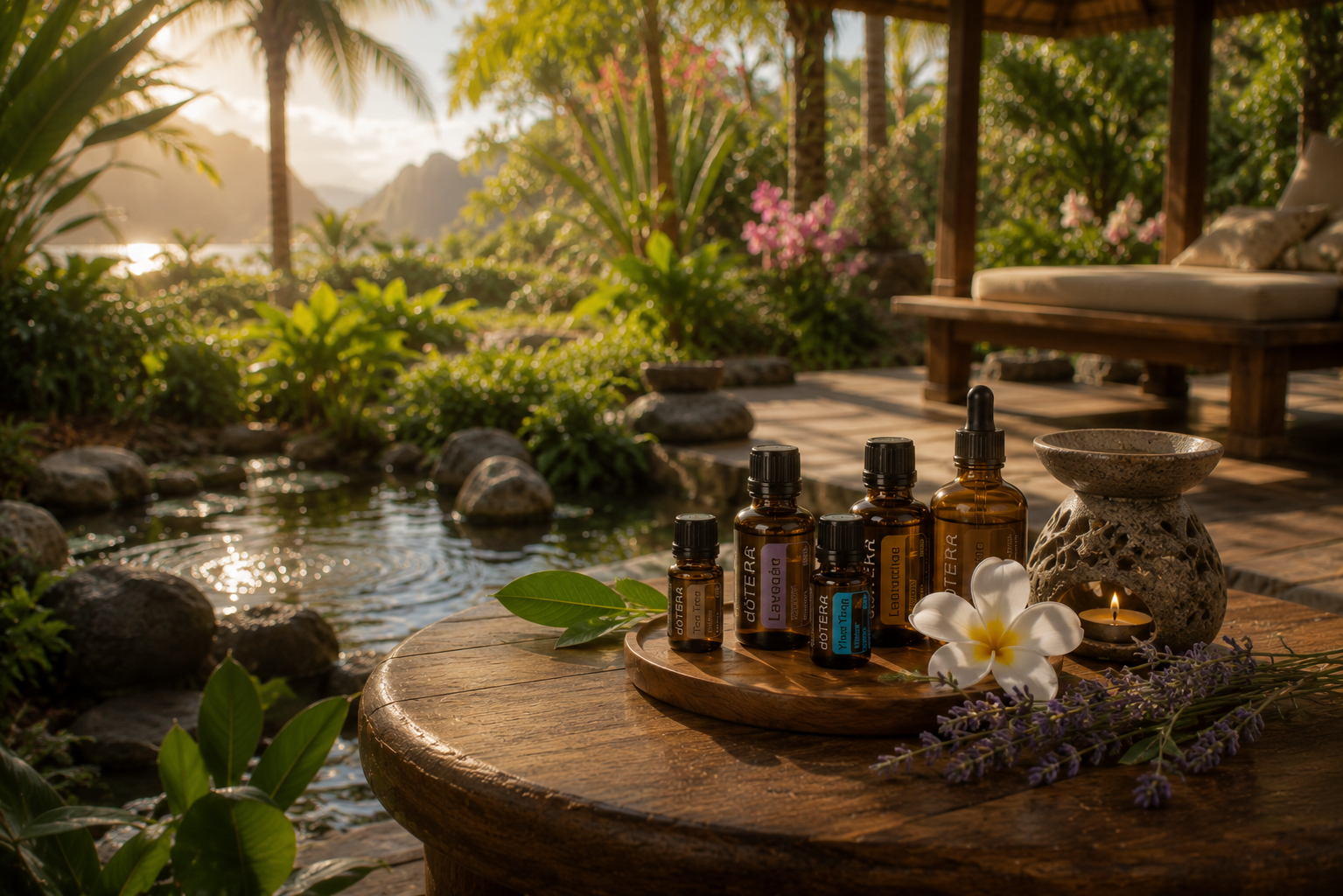 Huiles essentielles locales de Maurice aromathérapie – Samana Retreat Grand Baie