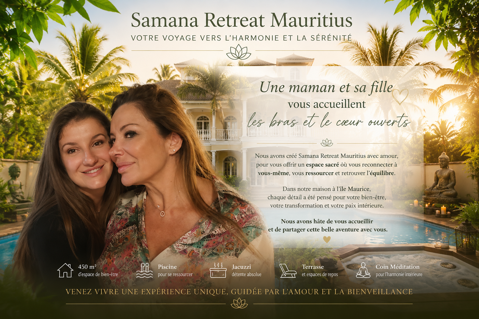 Florence et Samantha – équipe Samana Retreat Grand Baie île Maurice