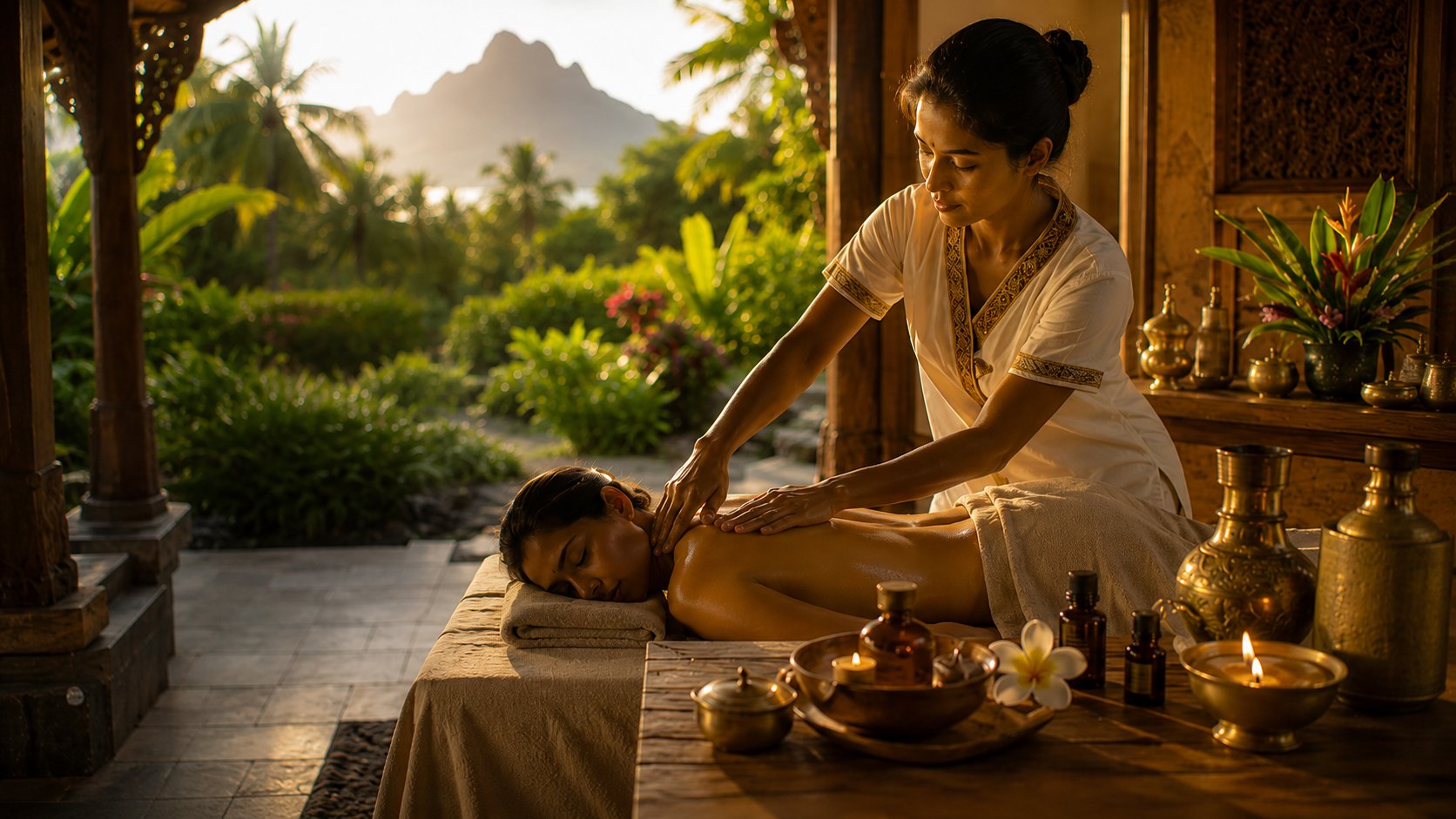 Massage ayurvédique ARYM IICT Grand Baie île Maurice