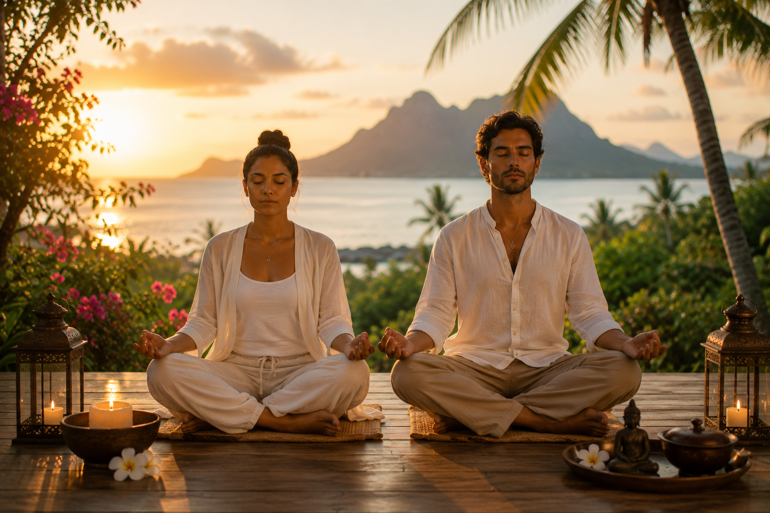 Retraite méditation MBSR réduction stress Grand Baie Pereybere île Maurice